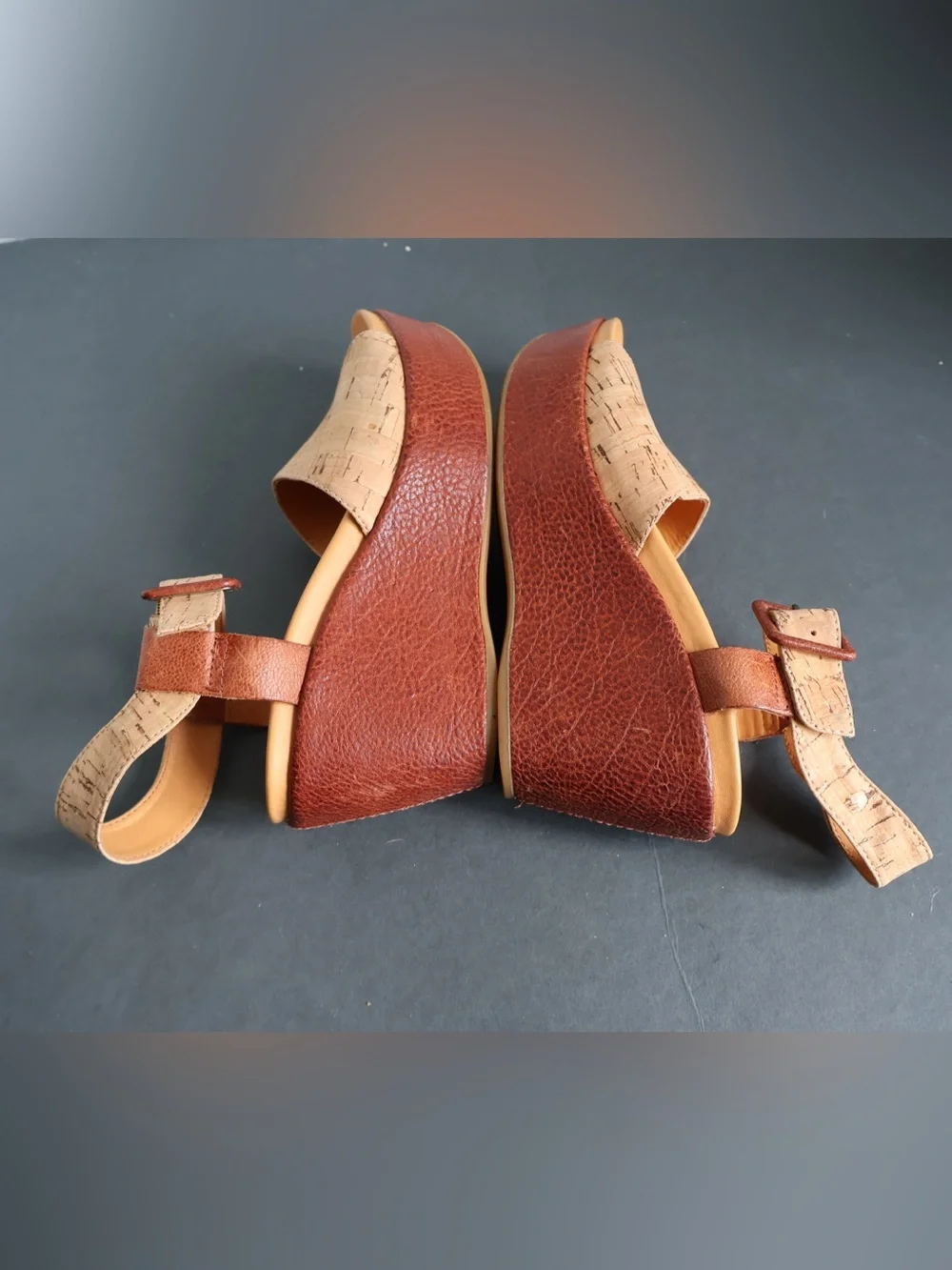 Kork-Ease Keirn Platform Wedge Sandals Size 6M - Picture 7 of 10